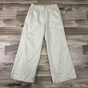 Modern Citizen Paula 100% Cotton Smock Waist Wide Leg Pant Trouser Size Large